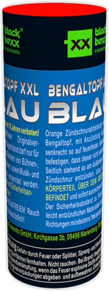 Bengaltopf XXL, blau