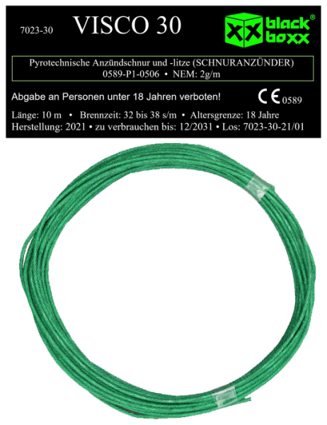 Visco 30s/m, 10m Rolle